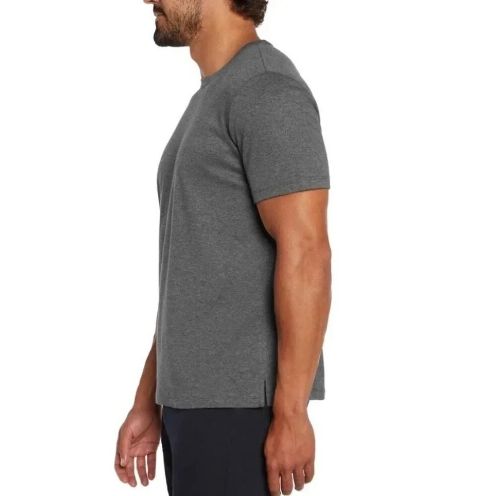 Banana Republic Men's M Luxe Touch Performance Tee Gray N0749